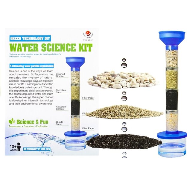 Teaduslik vee filtreerimise komplekt