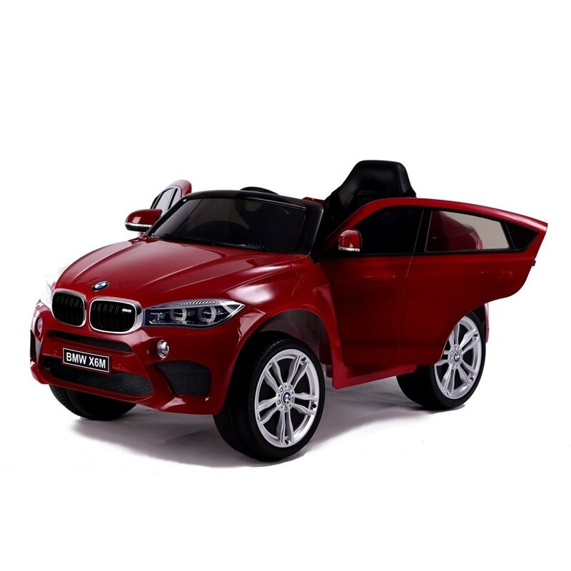 BMW X6, ühekohaline elektriauto lastele, punane