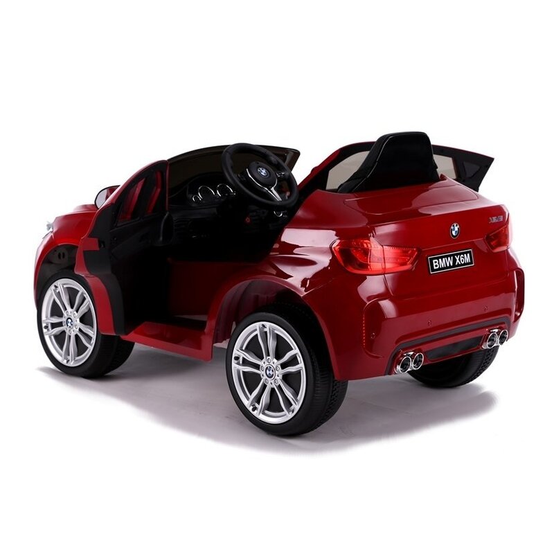 BMW X6, ühekohaline elektriauto lastele, punane