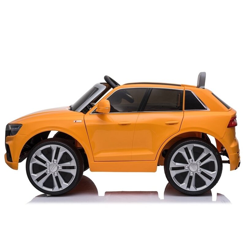 Audi Q8 ühekohaline elektriauto lastele, oranž