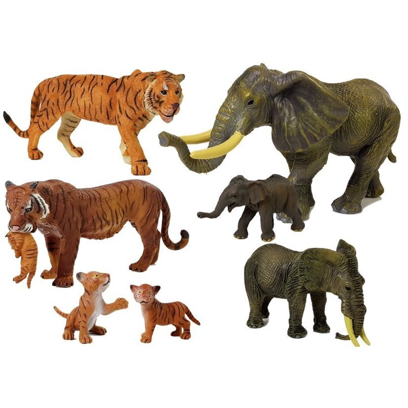Safari loomad (elevant, tiiger)