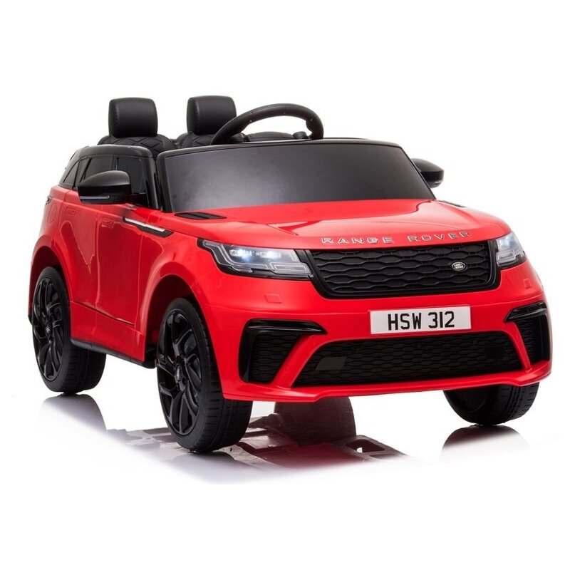 Kahekohaline laste elektriauto Range Rover, punane