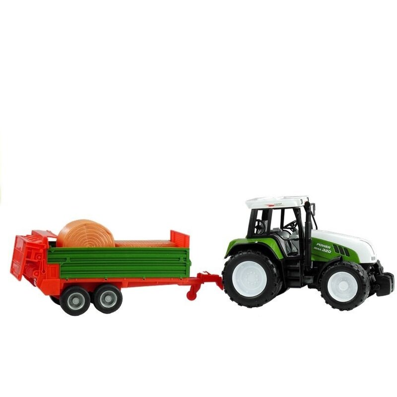 Suur traktor koos haagisega, 65 cm