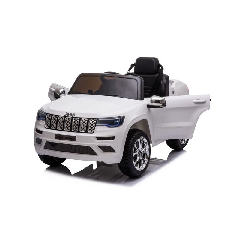 Ühekohaline elektriauto Jeep Grand Cherokee, valge
