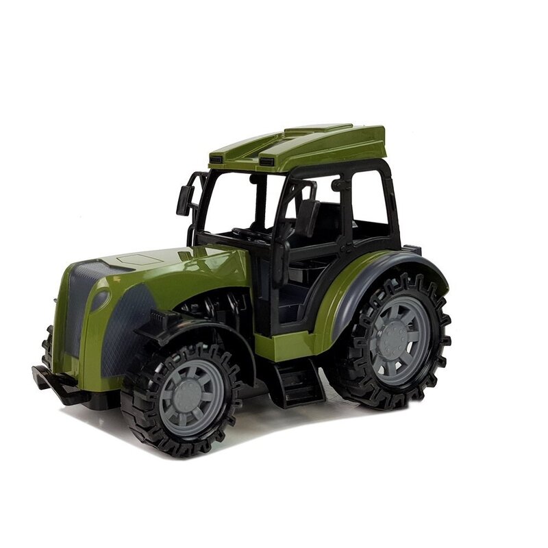 Traktor koos piimahaagisega, kaugjuhitav, roheline