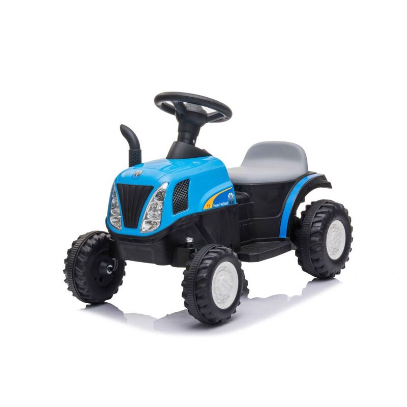 Üks elektriline traktor koos haagisega A009, sinine