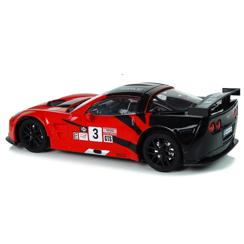 Raadioteel juhitav sportauto Corvette C6. R, punane