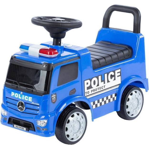 Mercedes politseimootor, sinine