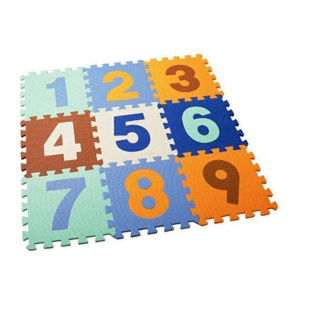 Vahtmaterjalist puzzle matt, numbrid