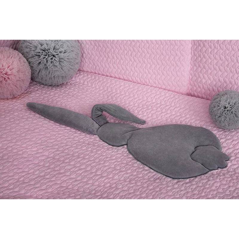 Viieosaline voodipesu komplekt 120x90 40x60 cm, roosa